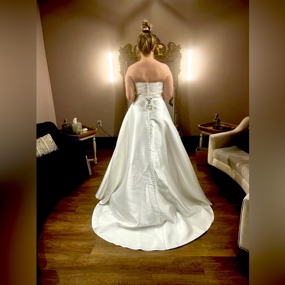 Moonlight Couture Modern Wedding Dress - Picture 7 of 11